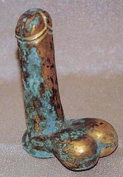 ancient chinese bronze phallus