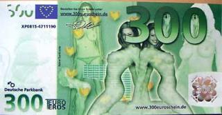nude novelty euro bill