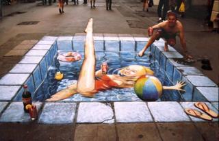 skinny dipping with urban art