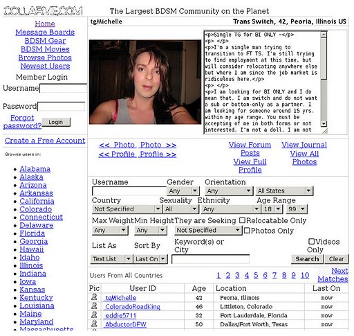 2012 collarme.com screenshot
