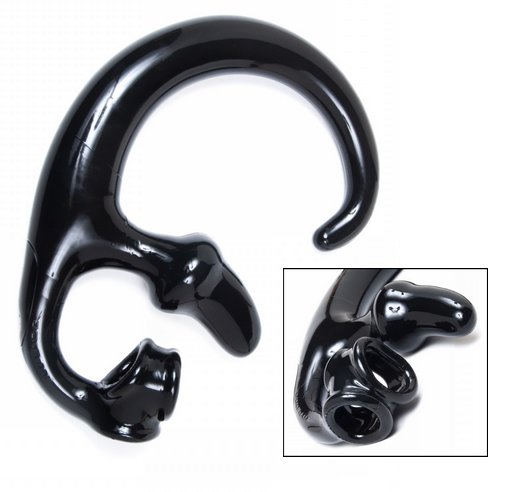 buttplug tail black alien