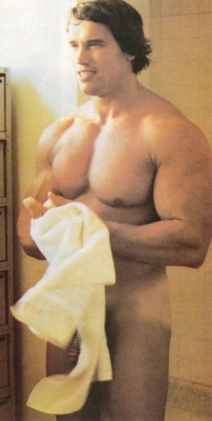 naked arnold schwarzenegger