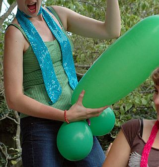 balloon cock-and-balls
