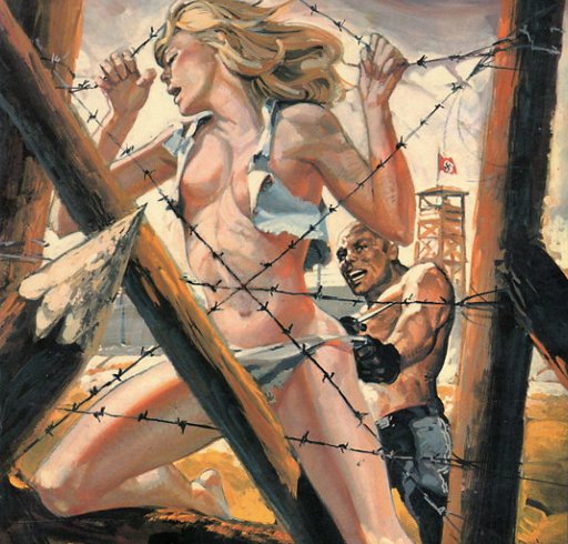 prison camp sex on the barbed wire