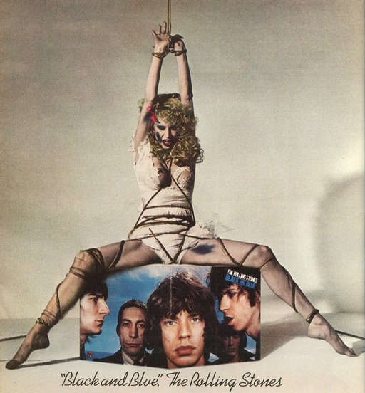 rolling stones bondage anita russel magazine ad