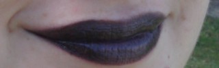 black lipstick