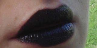 black lipstick