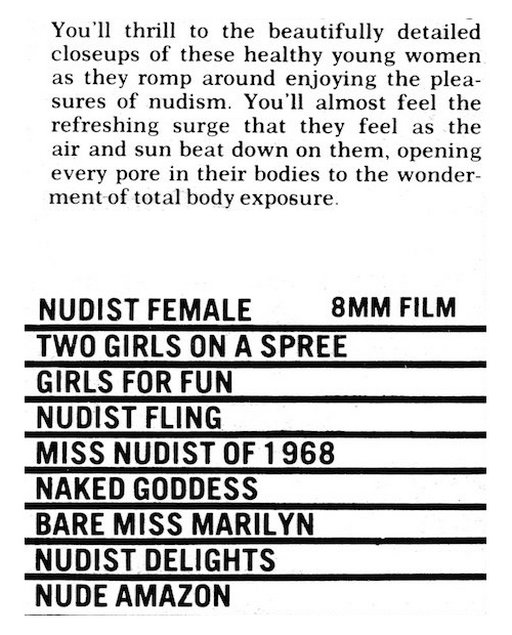 female nudist films brochure