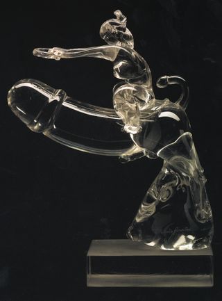 glass phallus art sculpture
