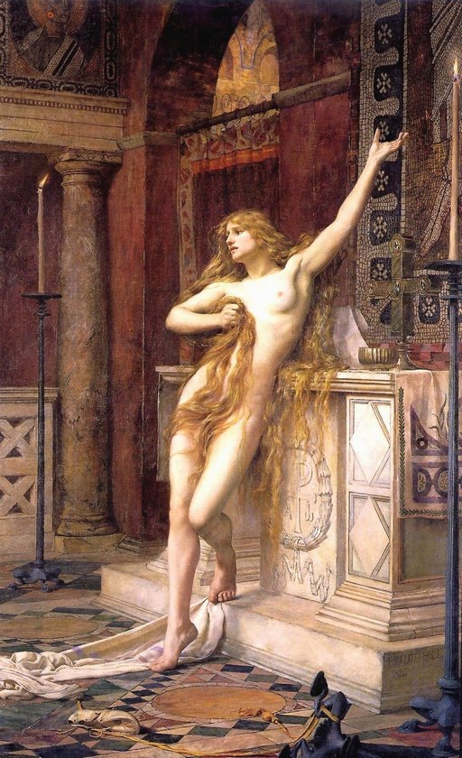 hypatia stripped in church