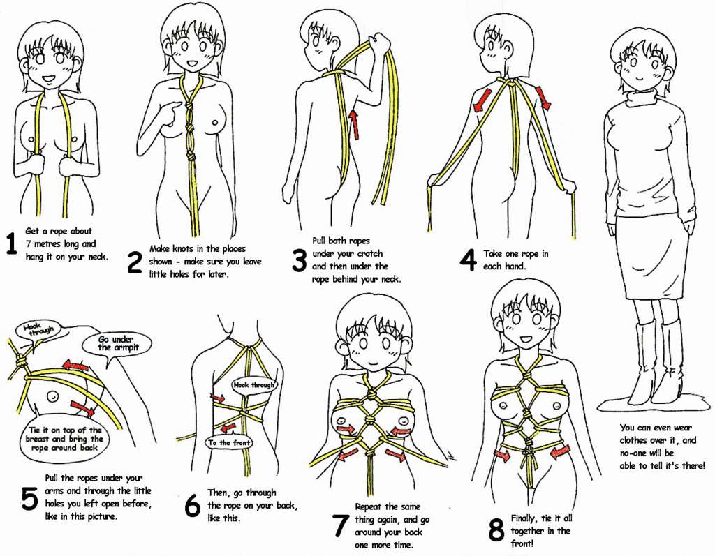 How To Tie Bondage Ropes 70