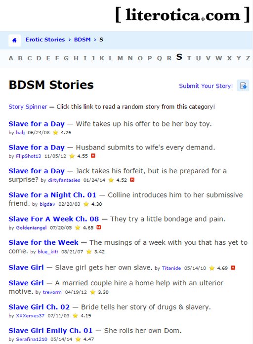 Literotica Bdsm Stories 97