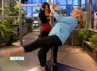 Martha Stewart stripping -- well, maybe not so much
