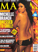 Michelle Branch on the cover of Maxim with no ass crack
