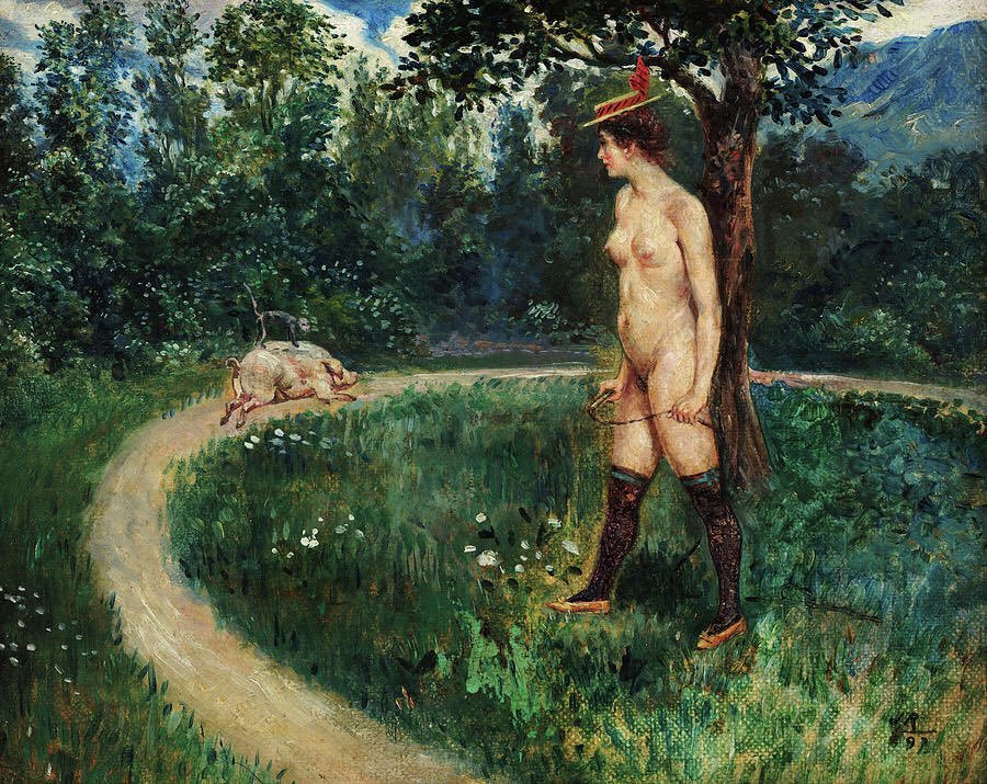 Naked Woman Animal Sex