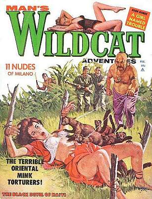 Man's Wildcat Adventures magazine cover