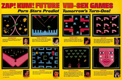 sex games of the future as imagined by porn stars in 1982