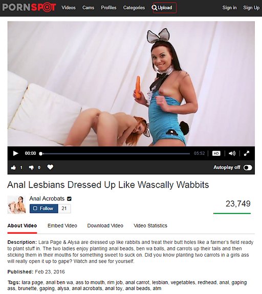anal carrots for lesbian bunnies