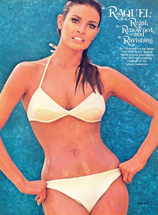 Raquel Welch pictorial - page one bikini