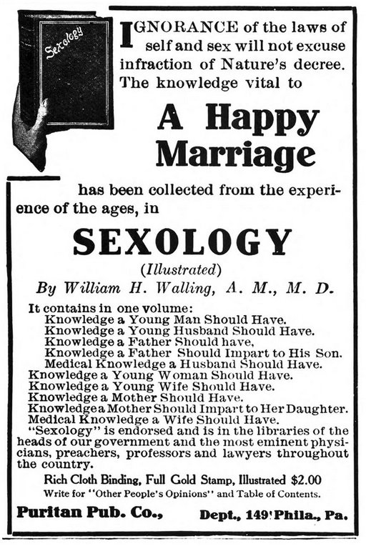 sexology 1909