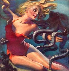 tentacle sex, pinup style