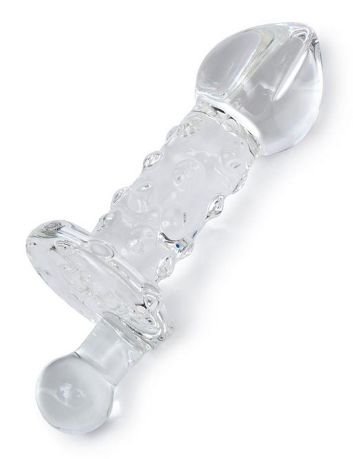 juicer-style glass dildo