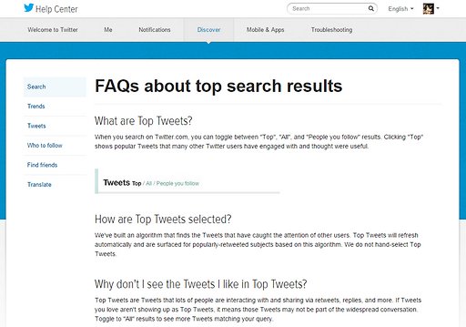 what is a top tweet?