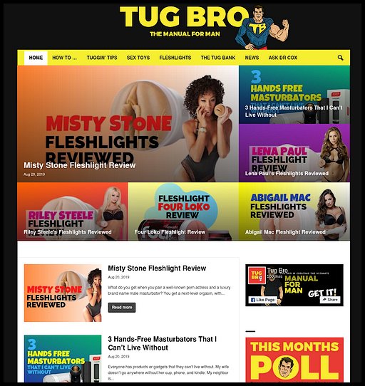 tugbro website screenshot