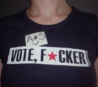 vote, ass-fucker!