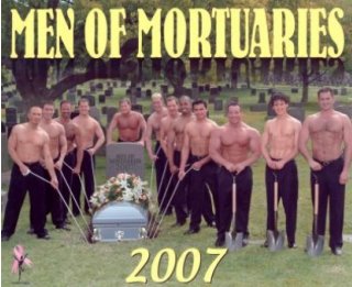 Sexy Mortuary Men Calendar Cover