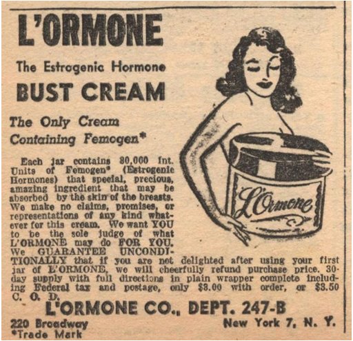 estrogenic bust cream
