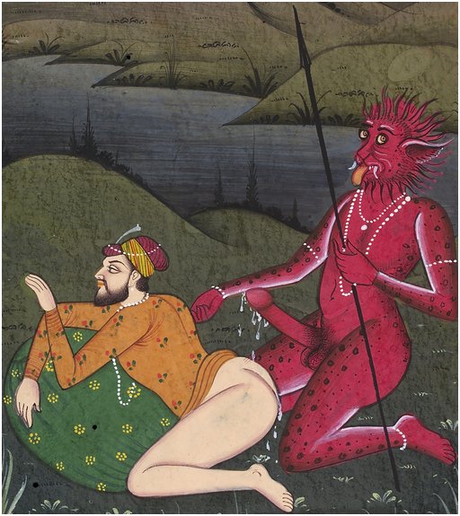 gay anal sex with a demon or devil