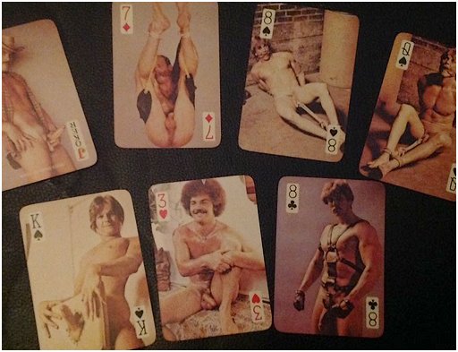 gay bondage souvenir XXX playing cards