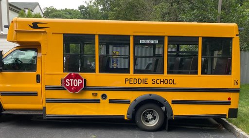 school bus from Peddie school