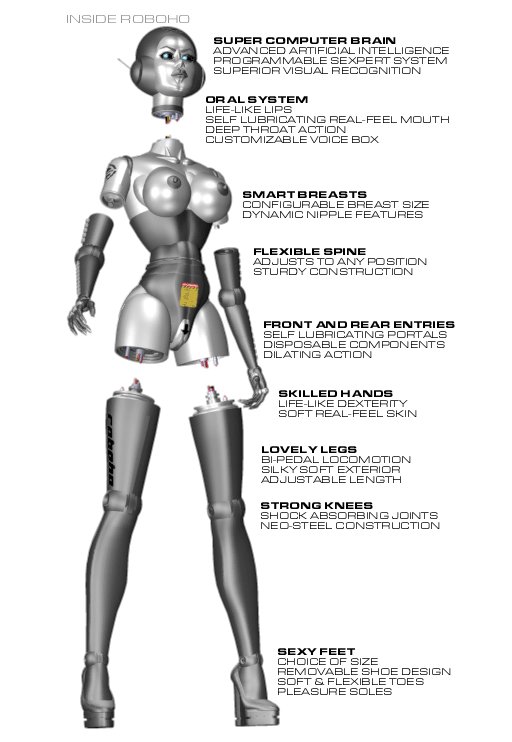 design of the roboho sex robot