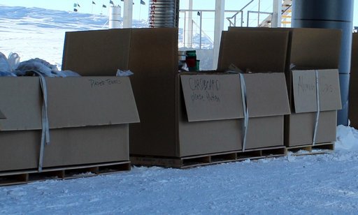 tri wall boxes Antarctic 
