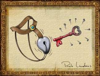 chastity belt romanced by a key