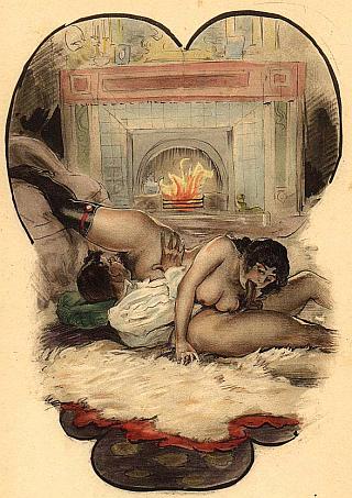 erotic valentine vintage art