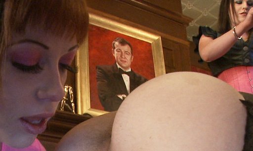 photo of a painting of Peter Acworth at The Upper Floor