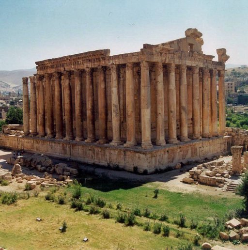 temple of bacchus at baalbek