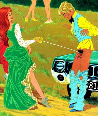 fencing match conclusively lost