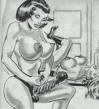 big strapon from an Eric Stanton illustration