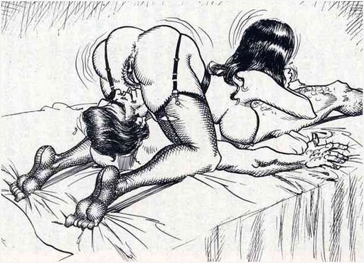 vintage 69 sixtynine artwork by Bill Ward