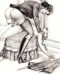 dominant woman rides submissive man's cock while another woman watches
