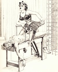 dominant woman riding on the dick of a helpless bound man - femdom sex at its finest