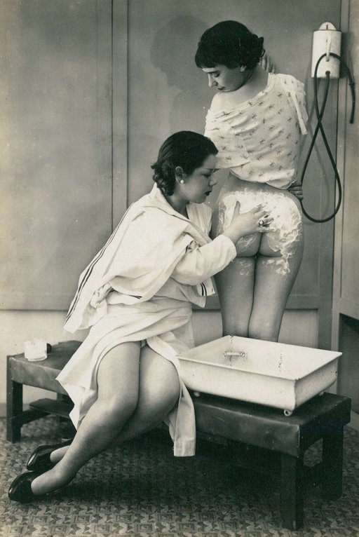 vintage enema and bottom washing photo