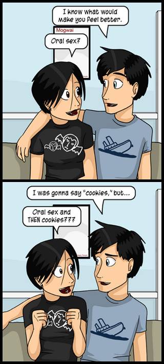 oral sex and cookies