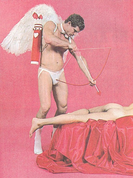 anal Cupid shooting his love arrow