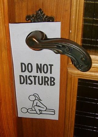 people fucking stick figure door hangar