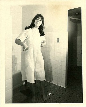 medical gown wearing at a French enema clinic